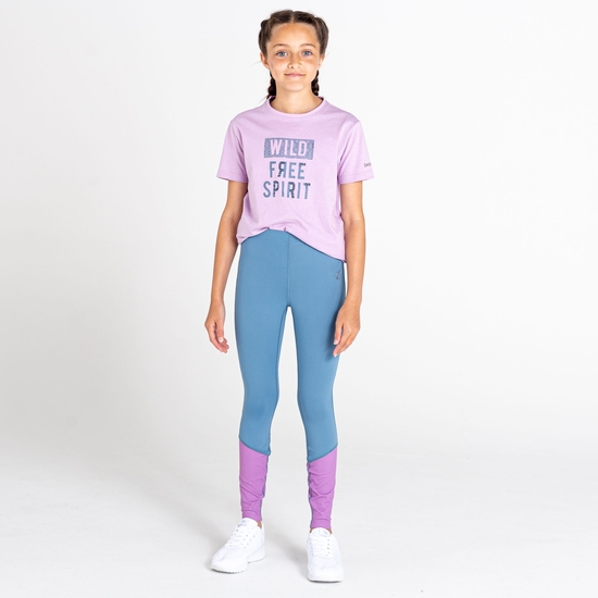 Crystalize Enfant Legging  Bleu Violet