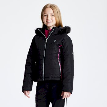 girls black ski jacket