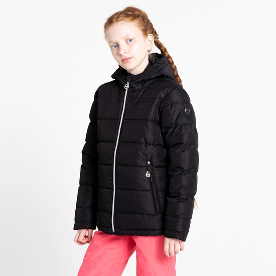 Girls' Verdict Waterproof Insulated Ski Jacket Black