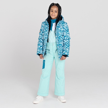 Girls' Verdict Waterproof Insulated Ski Jacket Dark Methyl Zebra Print