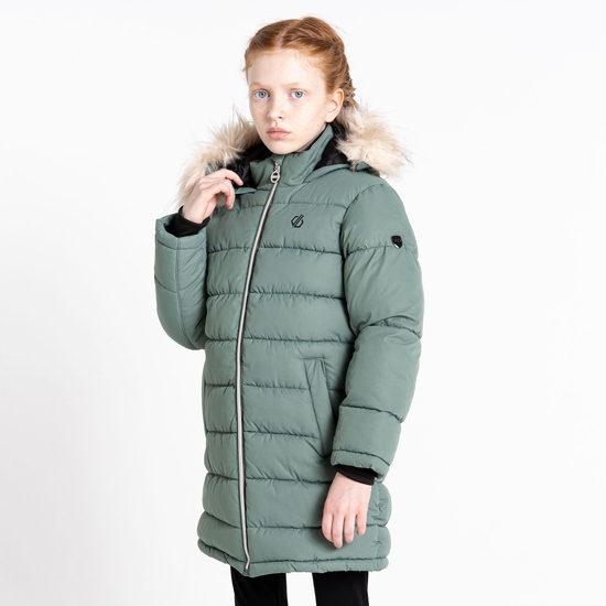 Girls' Striking II Waterproof Jacket Duck Green