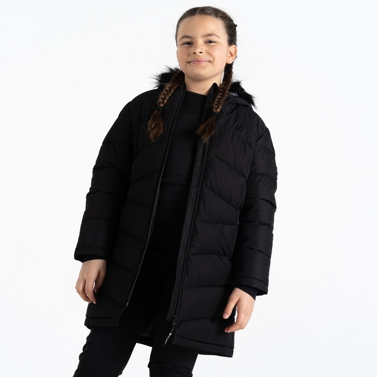 Mädchen Striking III Jacke  Schwarz