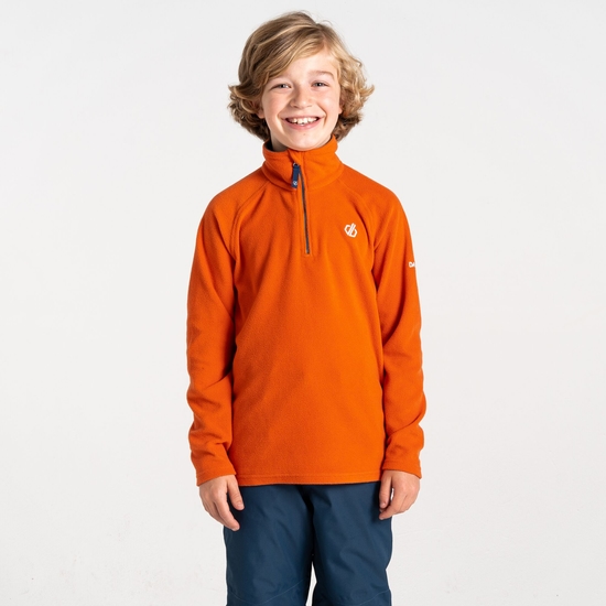 Kids' Freehand Half Zip Fleece Rusty Orange