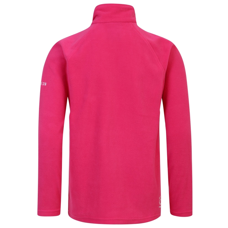 Kids Freehand Half Zip Fleece Pure Pink