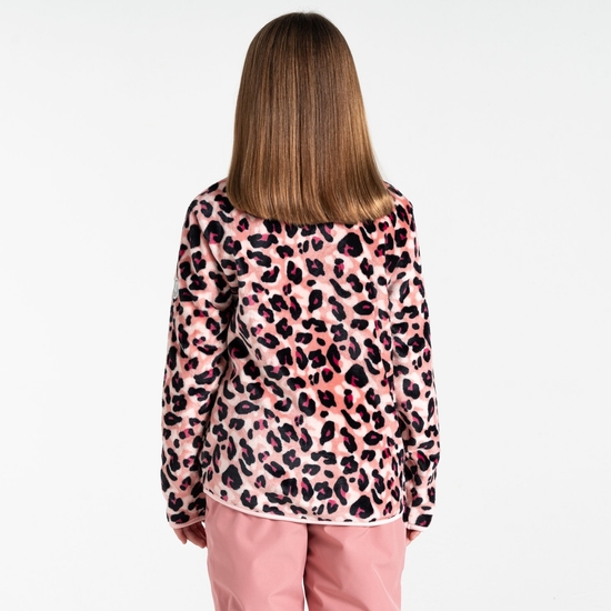 Kids' Zesty Fleece Dusty Rose Cheetah Print
