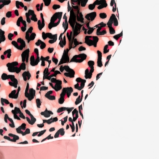 Kids' Zesty Fleece Dusty Rose Cheetah Print