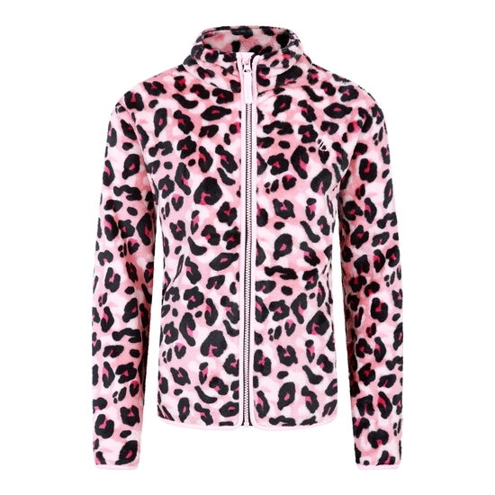 Kids' Zesty Fleece Dusty Rose Cheetah Print