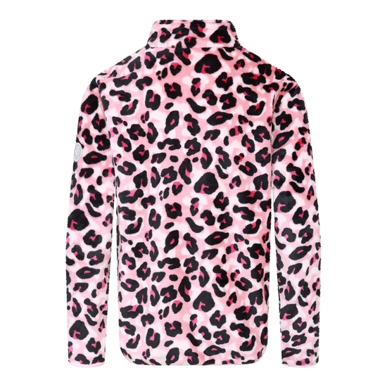Kids' Zesty Fleece Dusty Rose Cheetah Print