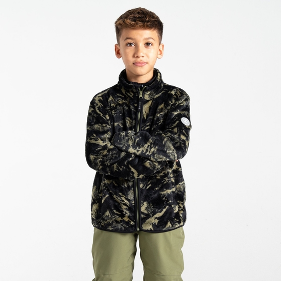 Kids' Zesty Fleece Green Mountain Print