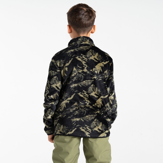 Kids' Zesty Fleece Green Mountain Print