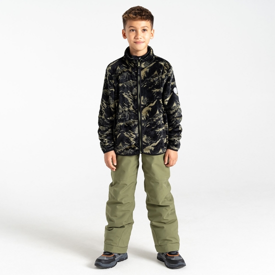Kids' Zesty Fleece Green Mountain Print