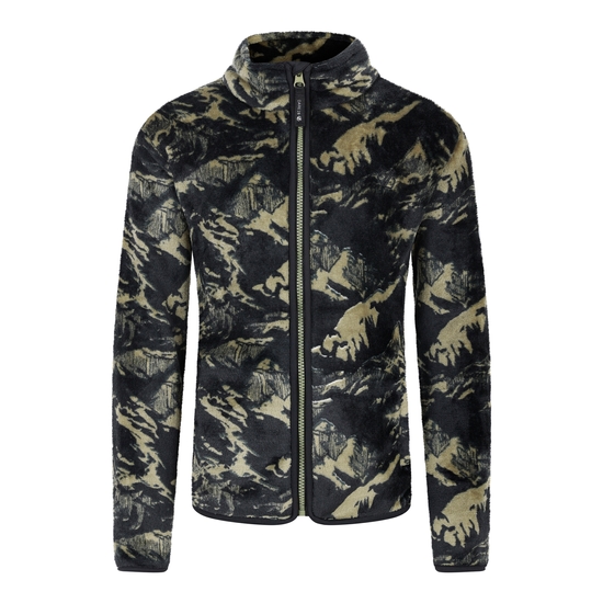 Kids' Zesty Fleece Green Mountain Print