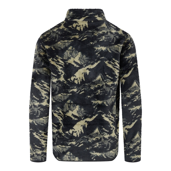 Kids' Zesty Fleece Green Mountain Print