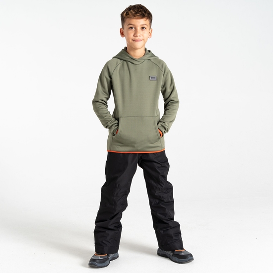 Kinder Traverse Hoodie Olivgrün