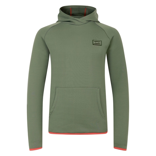 Kinder Traverse Hoodie Olivgrün