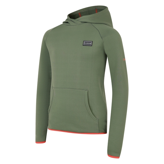 Kinder Traverse Hoodie Olivgrün