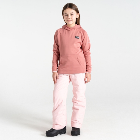 Sweat à capuche Enfant Traverse Rose Poussiéreux