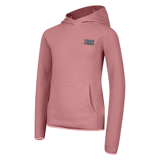 Sweat à capuche Enfant Traverse Rose Poussiéreux