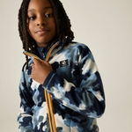 Dusky Blue Camo Print