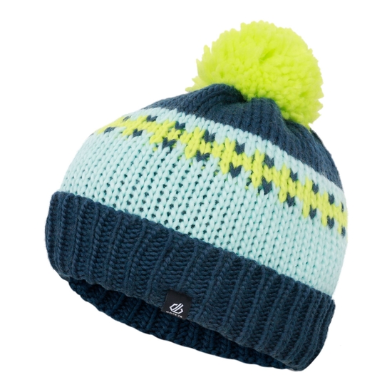 Kids' Boffin Bobble Hat  Moonlight Denim Blue