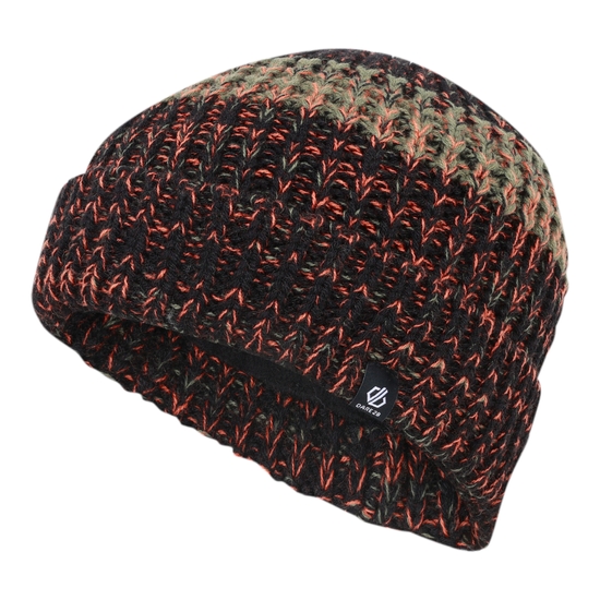 Kids' Mindless Bobble Hat Black Olivine Green
