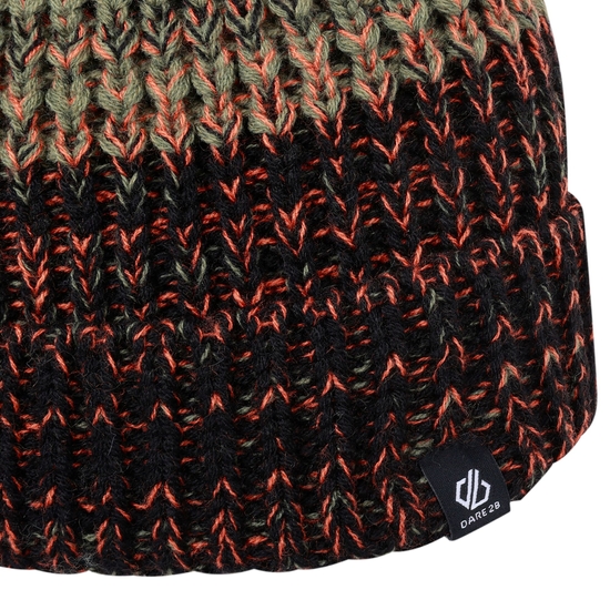 Bonnet à pompon Enfant MINDLESS Noir Et Vert Olive