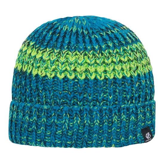 Bonnet à pompon Enfant MINDLESS Bleu Acier & Vert