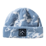 Dusky Blue Cracked Print
