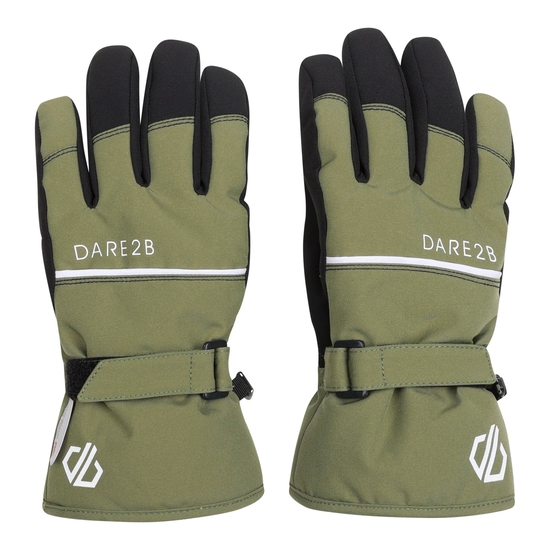 Gants de ski Enfant RESTART Olive Verte