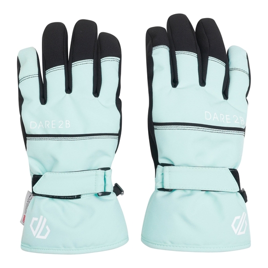 Kinder Restart Skihandschuhe Hellblau
