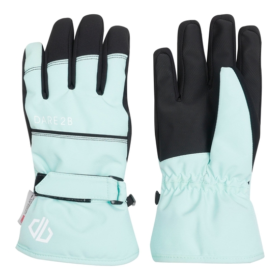 Kinder Restart Skihandschuhe Hellblau