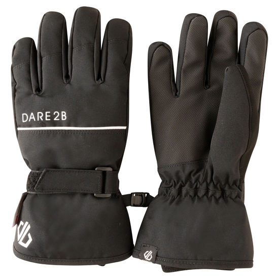 Kids' Restart Ski Gloves Black