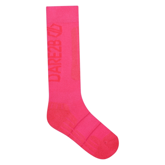 Kids Performance Ski Socks Pure Pink