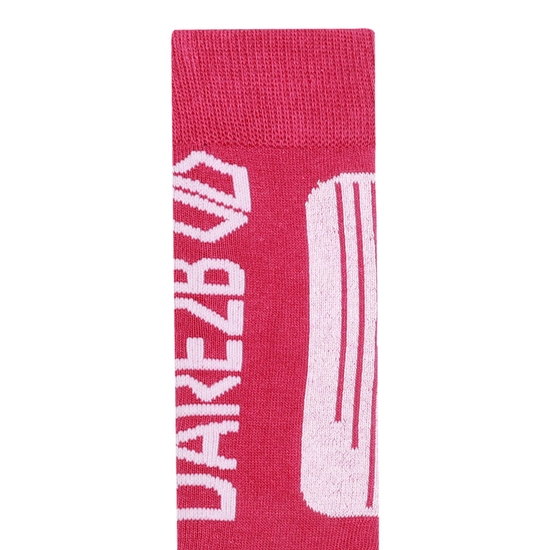 Chaussettes de ski techniques Enfant Baies Et Rose Poudré