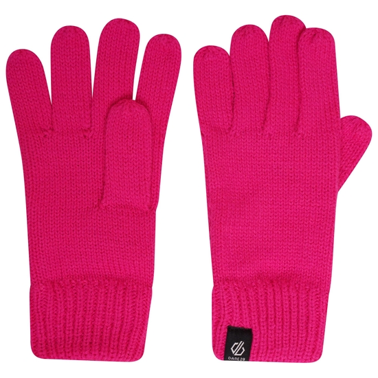 Kinder Brighten Set mit Mütze und Handschuhen Rosa