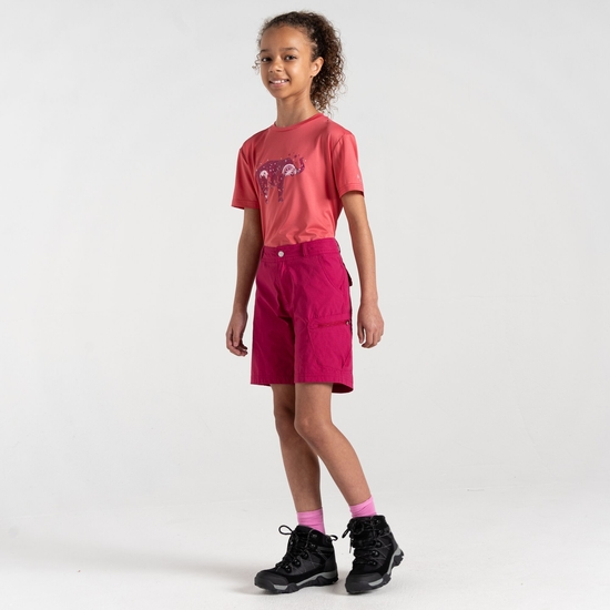 Kids' Reprise II Lightweight Shorts Berry Pink