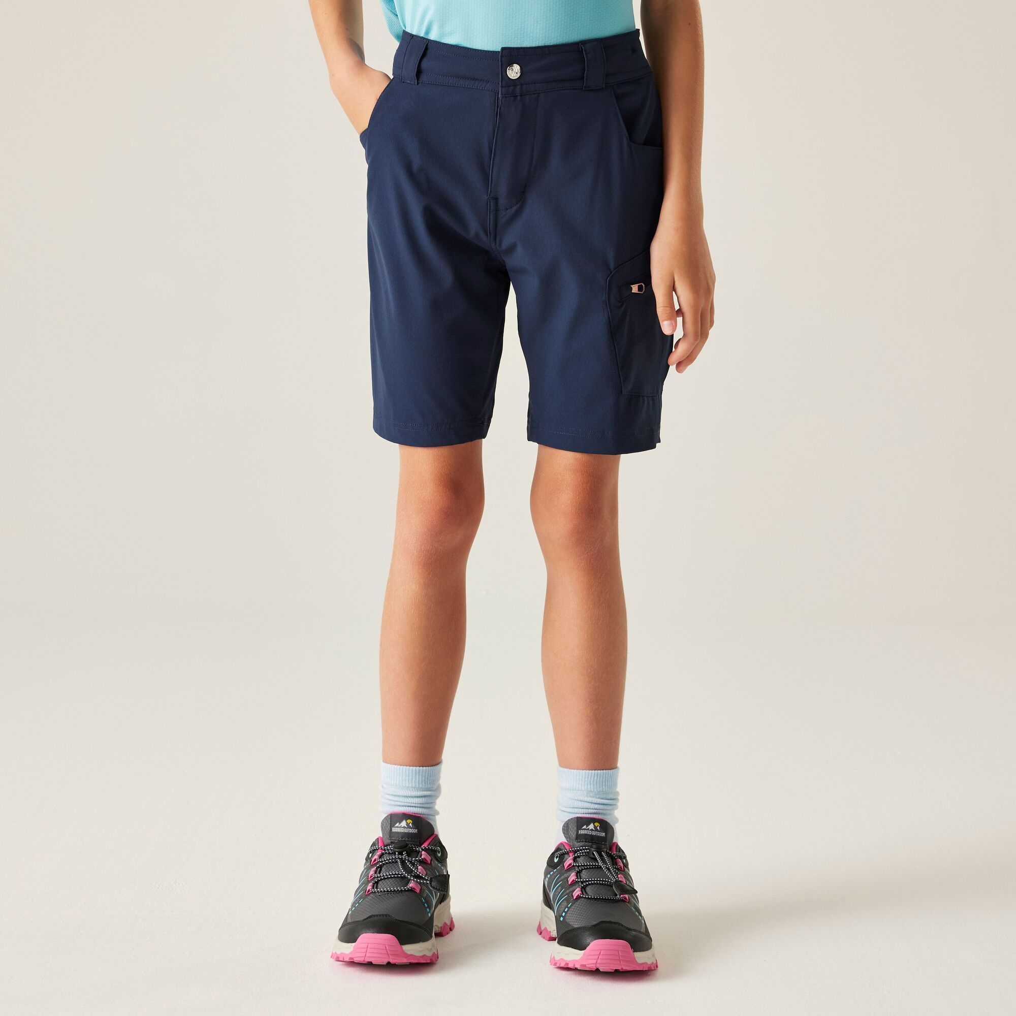 Dare 2B Unisex Kids Blue Kids’ Reprise Iii Multipocket Shorts Size: 5-6 Years
