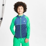 Vivid Green Dark Denim