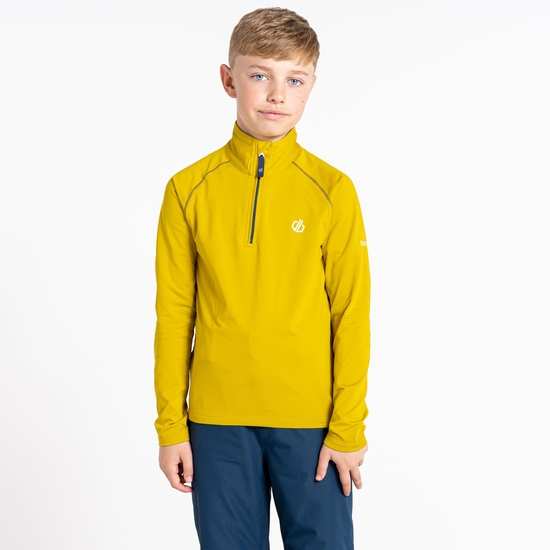 Kids' Consist II Recycled Core Stretch Moss Yellow