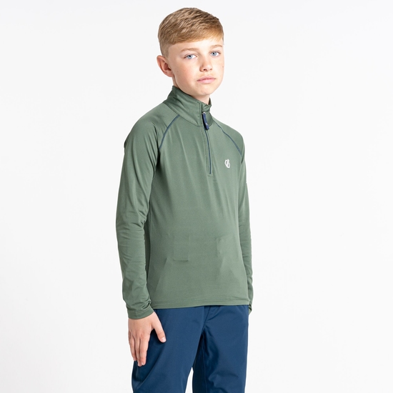 Kids' Consist II Recycled Core Stretch Duck Green