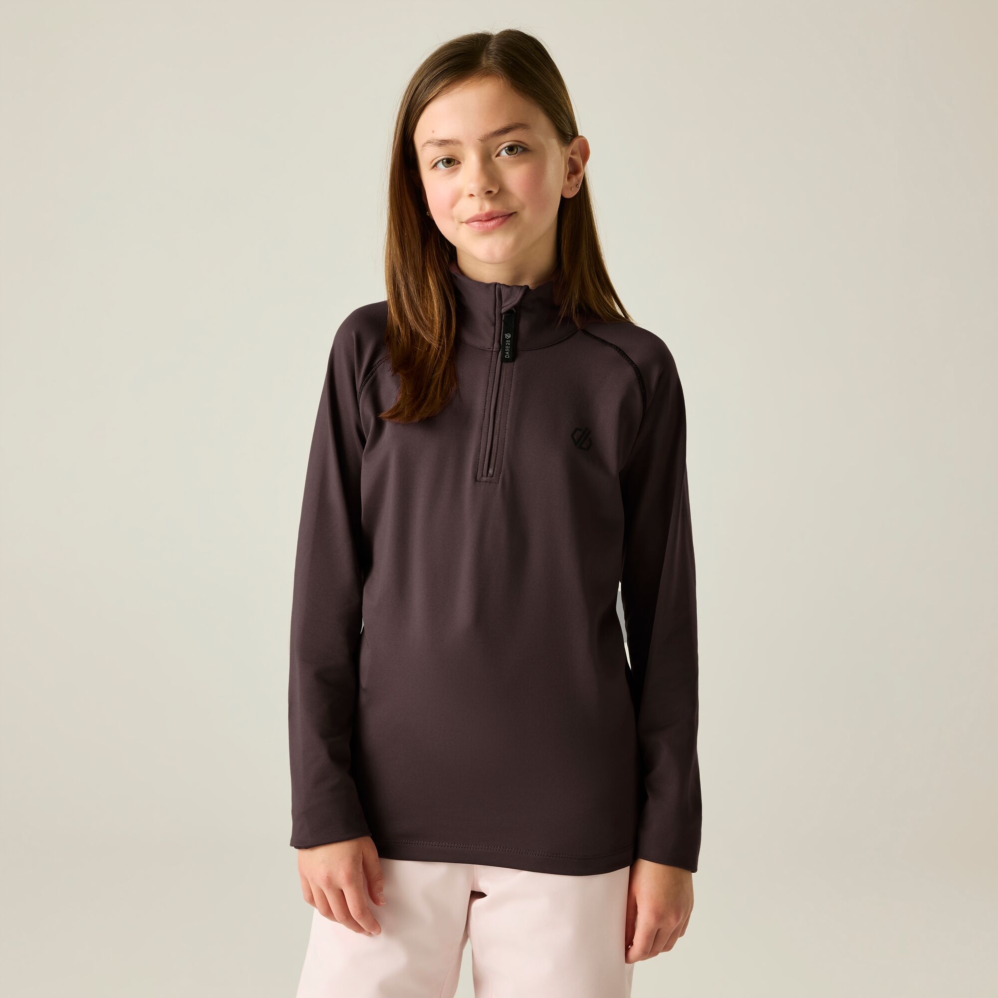 Dare 2B Kids’ Consist Ii Core Stretch Midlayer - Purple Size 14 Years - Image 4