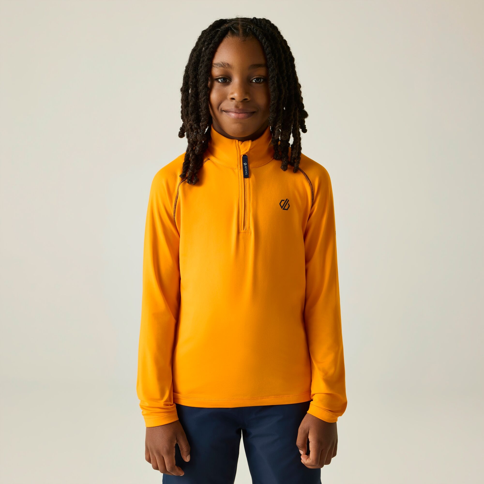 Dare 2B Kids’ Consist Ii Core Stretch Midlayer - Orange Size 13 Years - Image 3