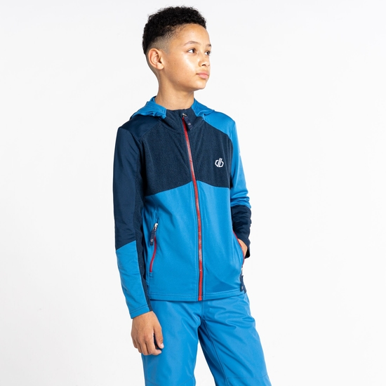 Kids' Hero Core Stretch Midlayer Moonlight Denim