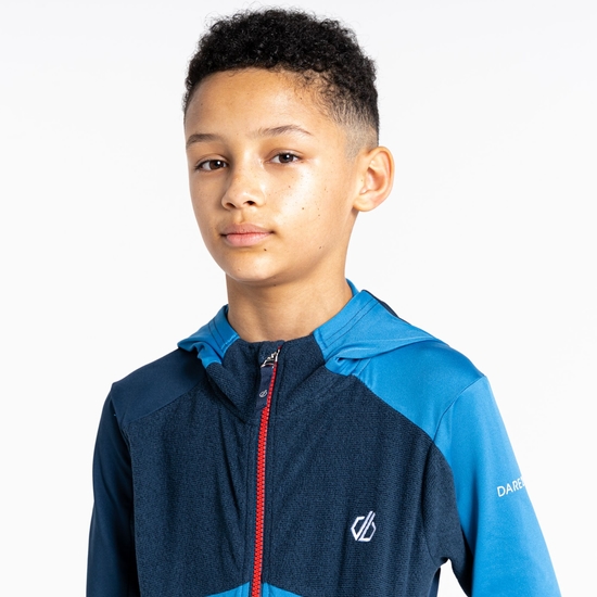 Kids' Hero Core Stretch Midlayer Moonlight Denim