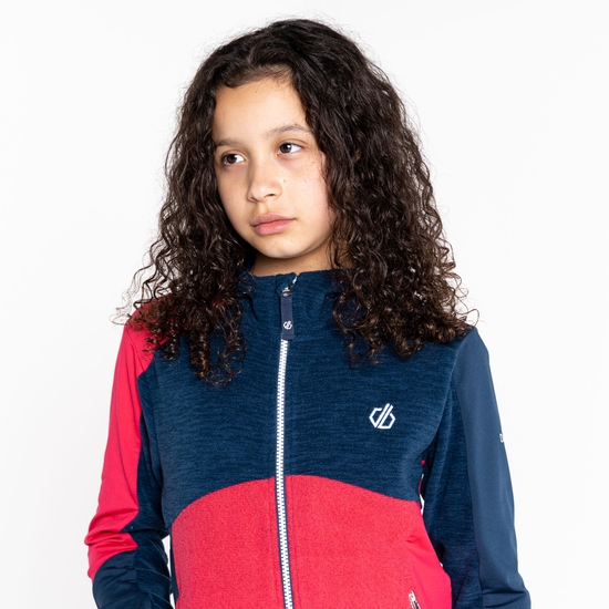 Kids' Hero Core Stretch Midlayer Virtual Pink