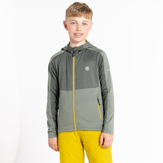 Kids' Hastily Core Stretch Midlayer Agave Green Marl