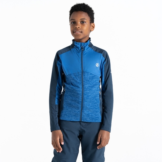 Kids' Exception Recycled Core Stretch Midlayer  Olympian Blue