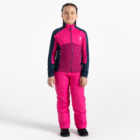 Kids' Exception Core Stretch Midlayer  Pure Pink