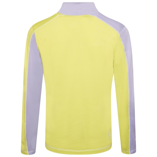 Kids' Formate II Core Stretch Midlayer Cosmic Lilac Wild Lime