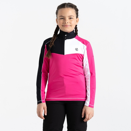 Kids' Formate II Core Stretch Midlayer Pure Pink